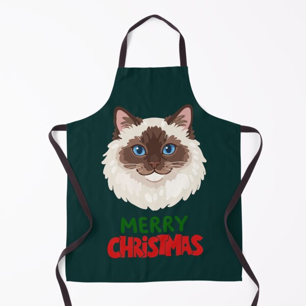 Item preview, Cute Ragdoll Cat Merry Christmas Holiday Art designed and sold by stormk10.