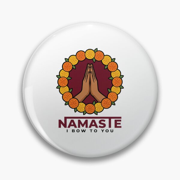 Item preview, Namaste Hands Marigold Garland: I Bow to You designed and sold by Osmose-Studio.