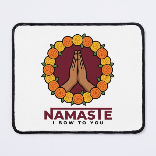 Item preview, Namaste Hands Marigold Garland: I Bow to You designed and sold by Osmose-Studio.