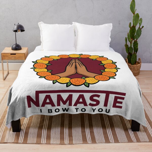 Item preview, Namaste Hands Marigold Garland: I Bow to You designed and sold by Osmose-Studio.