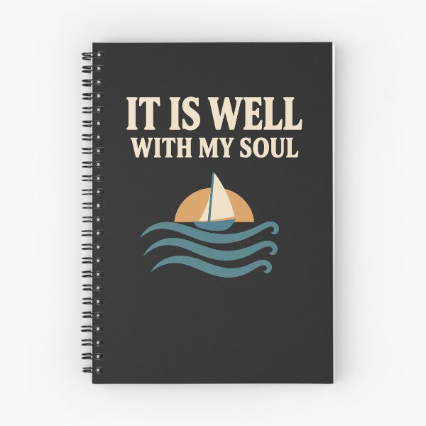Item preview, It Is Well With My Soul — Sailboat designed and sold by Quirky Cotton Collective.