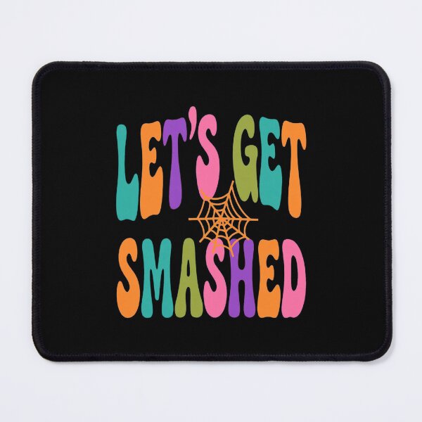 Item preview, Let's Get Smashed Retro Halloween Spider Web designed and sold by Custom Crest.
