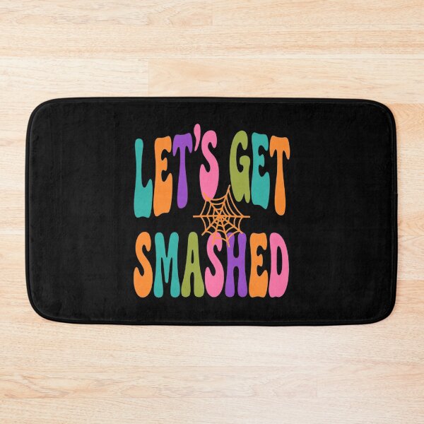 Item preview, Let's Get Smashed Retro Halloween Spider Web designed and sold by Custom Crest.