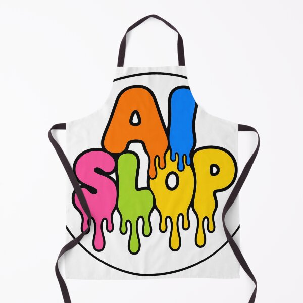Item preview, AI Slop Dripping Graffiti Letters Colorful Meme Sticker designed and sold by Cath-Design.