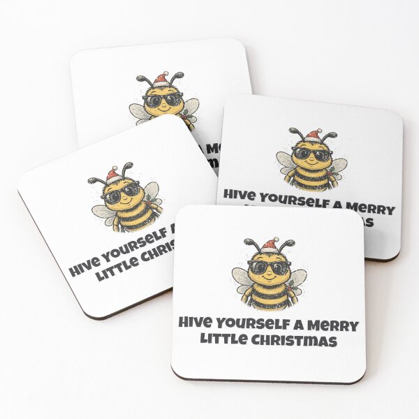 Item preview, Hive Yourself A Merry Little Christmas Funny Bee Christmas Design designed and sold by Wild Shades.