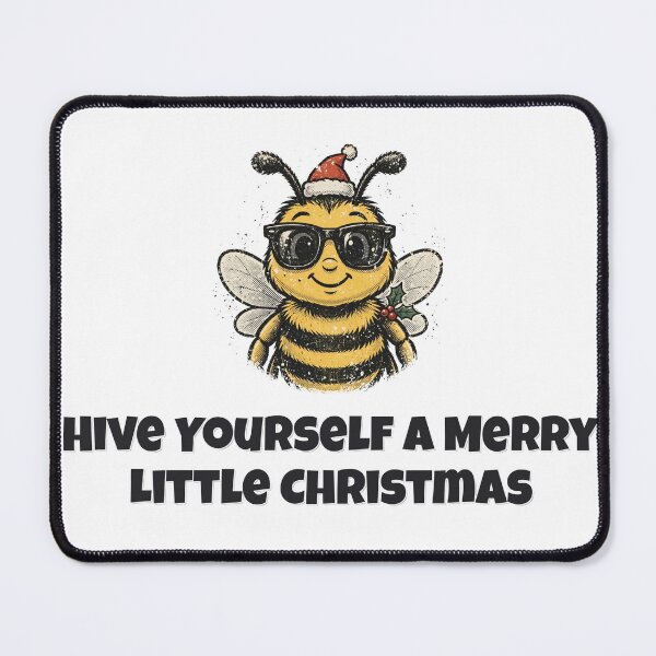 Item preview, Hive Yourself A Merry Little Christmas Funny Bee Christmas Design designed and sold by Wild Shades.