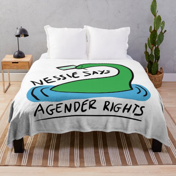 Item preview, Nessie Says Agender Rights designed and sold by Galimimi.