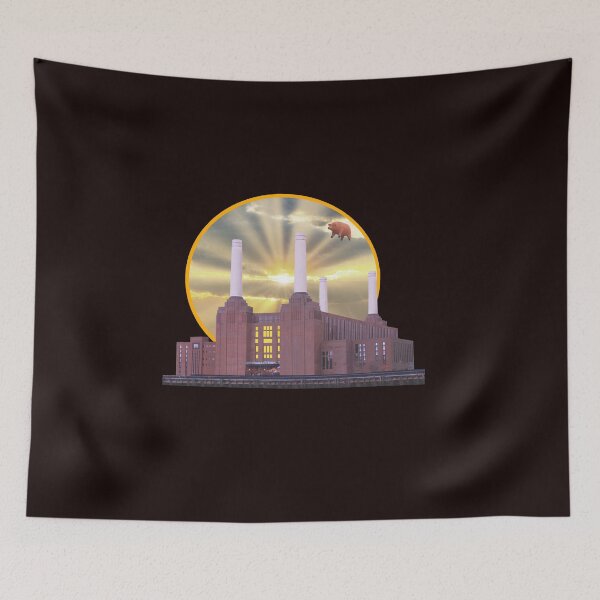 Item preview, pink pig battersea power station logo designed and sold by VWscout2.