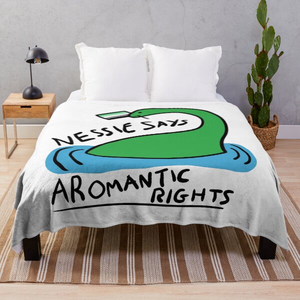 Item preview, Nessie Says Aromantic Rights designed and sold by Galimimi.