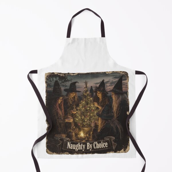 Item preview, Naughty By Choice Witchy Vintage Halloween Art designed and sold by SedaMythica.