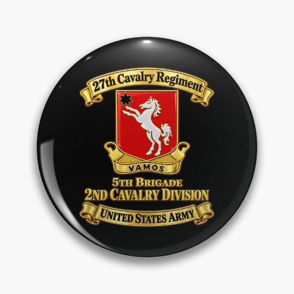 Item preview, 27th Cavalry Regiment - DUI - 5th Brigade, 2nd Cavalry Division - United States Army - 3D - Enhanced designed and sold by Military Insignia Products.