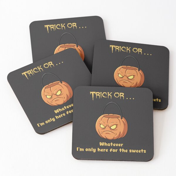 Item preview, Only Here For The Sweets - Funny Grumpy Jack O Lantern designed and sold by TeaAlchemist.