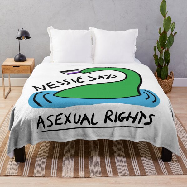 Item preview, Nessie Says Asexual Rights designed and sold by Galimimi.