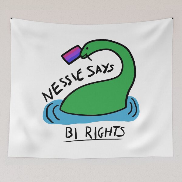 Item preview, Nessie Says Bi Rights designed and sold by Galimimi.