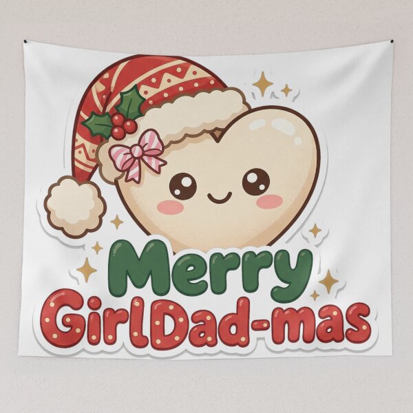 Item preview, Girl Dad Christmas Merry GirlDad-mas Gift designed and sold by Soft Merch.