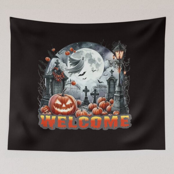 Item preview, Welcome to the cemetery. Halloween  designed and sold by Ninon 888.