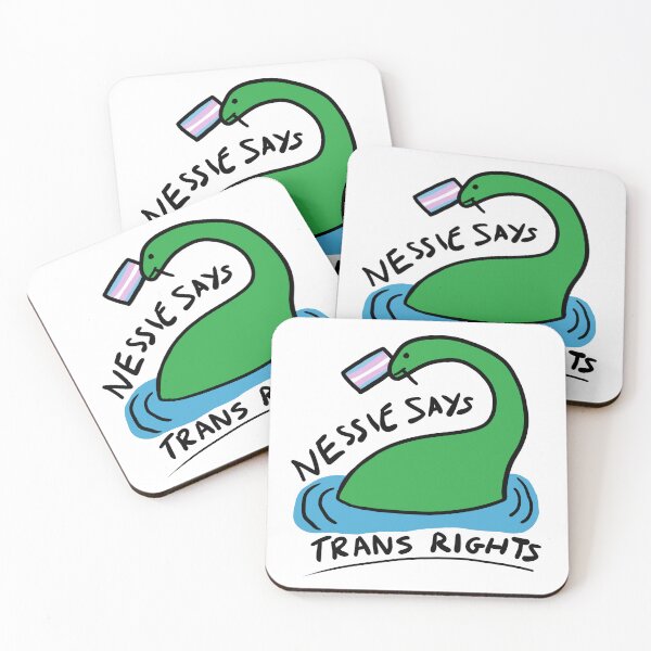 Item preview, Nessie dice derechos trans designed and sold by Galimimi.
