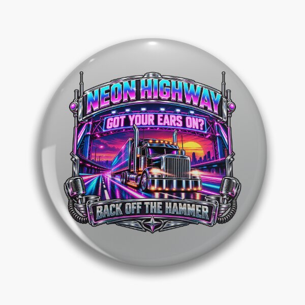 Item preview, Neon Highway Trucker - Got Your Ears On? designed and sold by NomadForge.