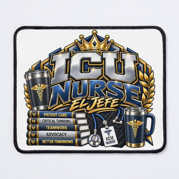 Item preview, El Jefe ICU Nurse designed and sold by JJShirtz.