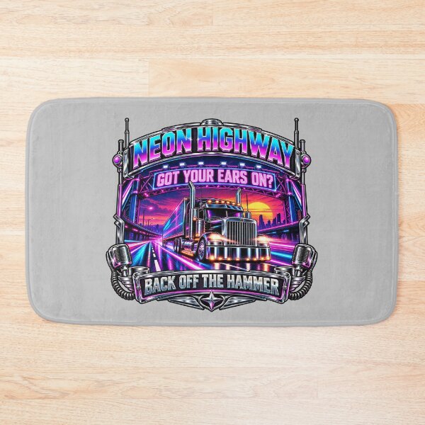 Item preview, Neon Highway Trucker - Got Your Ears On? designed and sold by NomadForge.
