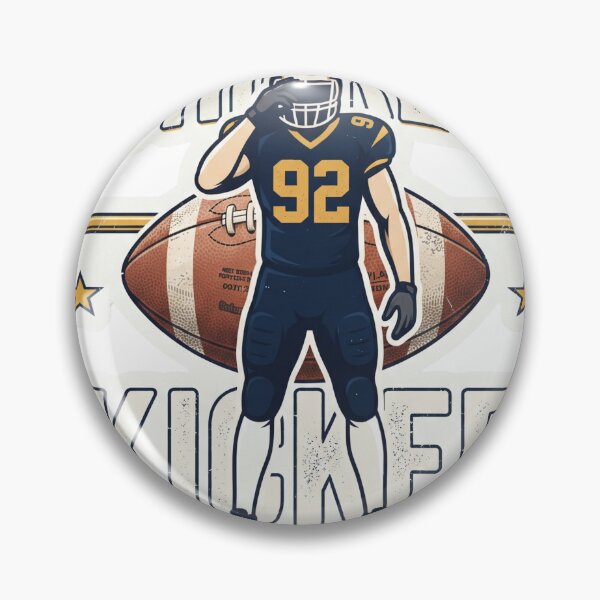 Item preview, Thicker Kicker Football Sports Vintage Design designed and sold by EZONEEE.