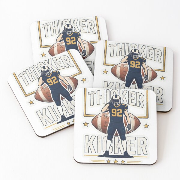 Item preview, Thicker Kicker Football Sports Vintage Design designed and sold by EZONEEE.
