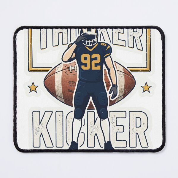Item preview, Thicker Kicker Football Sports Vintage Design designed and sold by EZONEEE.