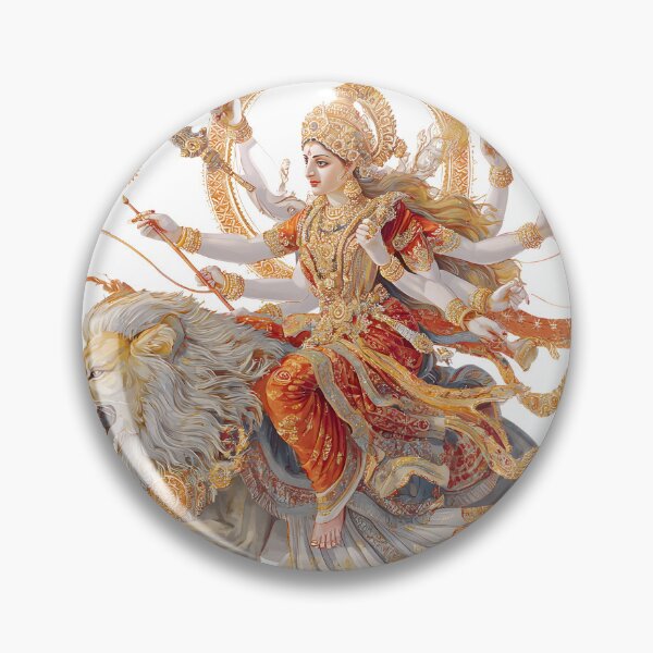 Item preview, Durga Hindu Goddess Devotional Art designed and sold by Instant Printing.