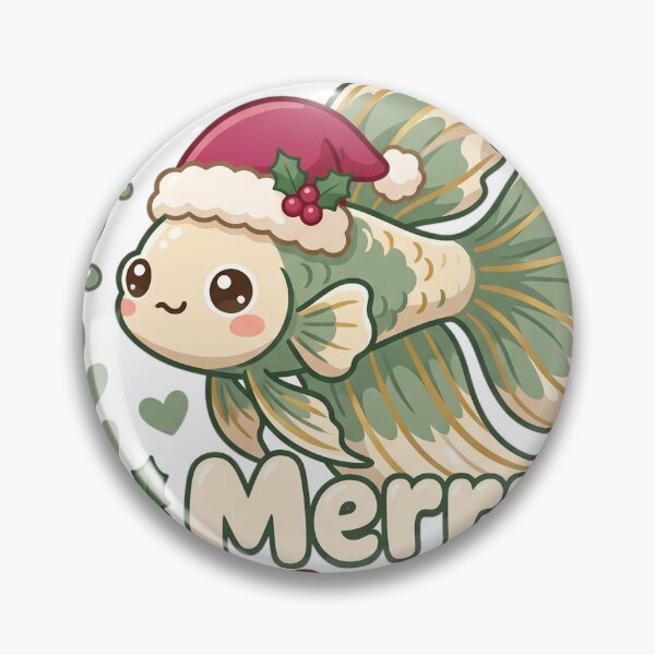 Item preview, Betta Fish Christmas Merry Betta-mas Gift designed and sold by Soft Merch.