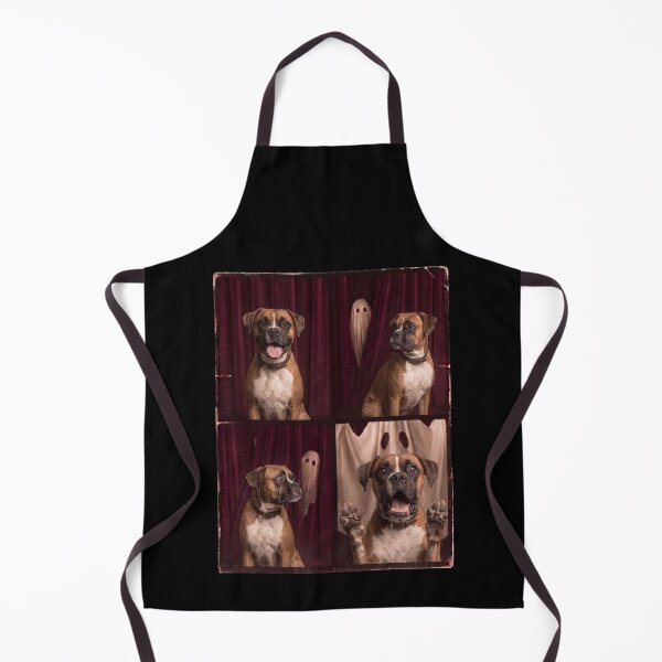 Item preview, Funny Scared Boxer Dog Ghost Halloween designed and sold by d247.
