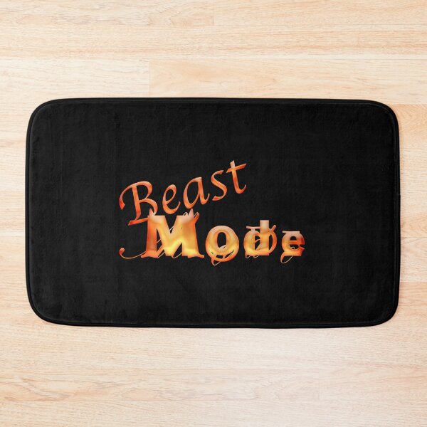 Item preview, Beast Mode – Fiery motivational quote designed and sold by Nicole Bleck.