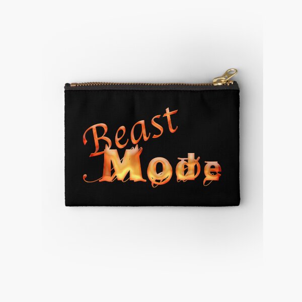 Item preview, Beast Mode – Fiery motivational quote designed and sold by Nicole Bleck.