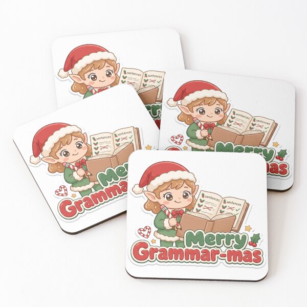 Item preview, English Teacher Christmas Merry Grammar-mas Gift designed and sold by Soft Merch.