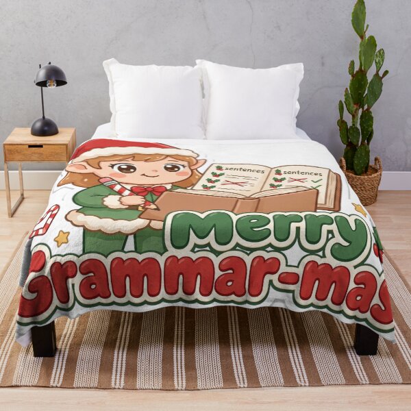 Item preview, English Teacher Christmas Merry Grammar-mas Gift designed and sold by Soft Merch.