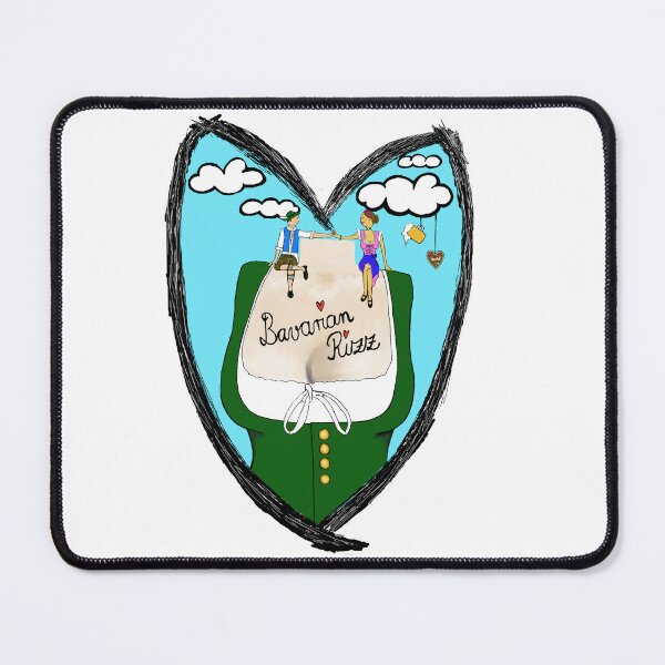 Item preview, Bavarian Rizz - Funny Love Heart designed and sold by khy-art-print.