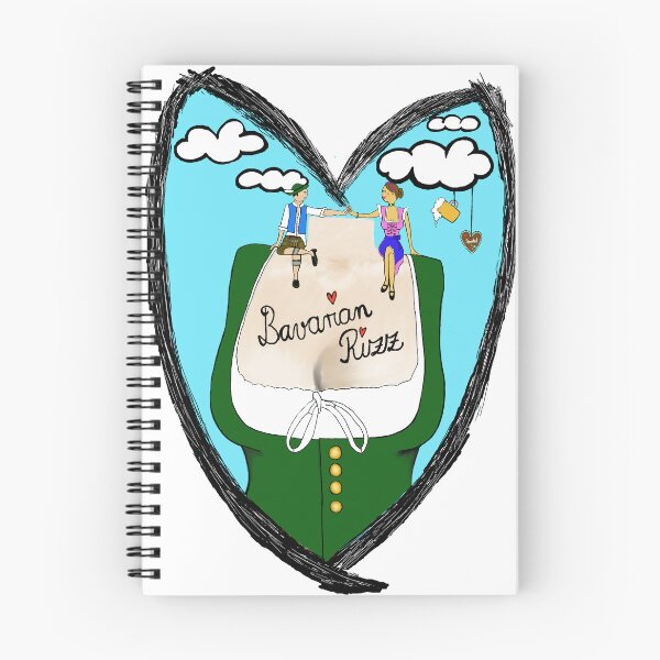 Item preview, Bavarian Rizz - Funny Love Heart designed and sold by khy-art-print.