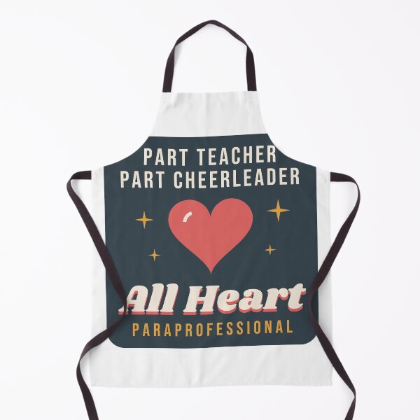 Item preview, Part Teacher Part Cheerleader All Heart Para designed and sold by Good Little Days.