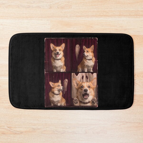Item preview, Halloween Corgi Dog Scared Ghost Funny Spooky designed and sold by d247.