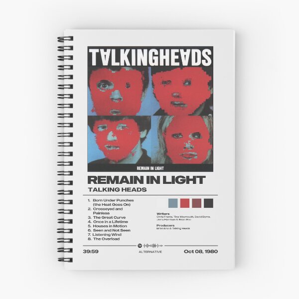 Item preview, Remain in Light by Talking Heads - Tracklist Art designed and sold by FourthWall Prints.