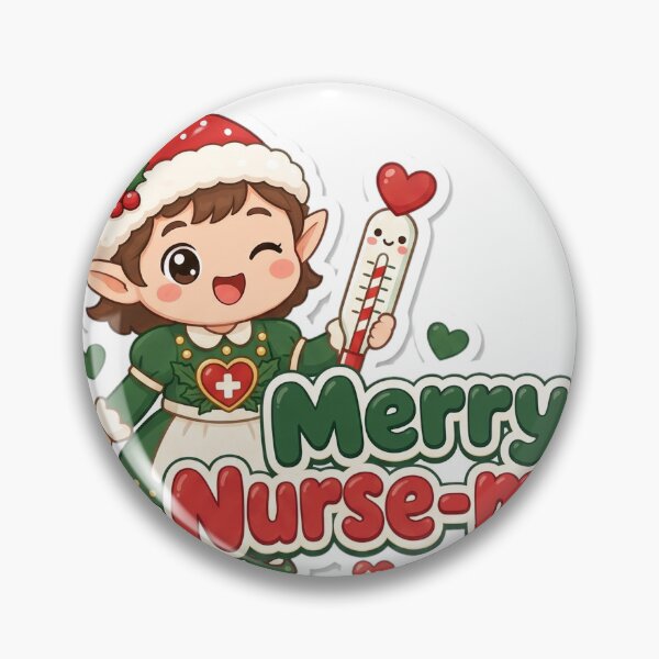 Item preview, School Nurse Christmas Merry Nurse-mas Gift designed and sold by Soft Merch.