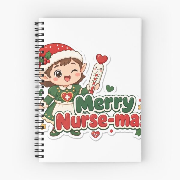 Item preview, School Nurse Christmas Merry Nurse-mas Gift designed and sold by Soft Merch.