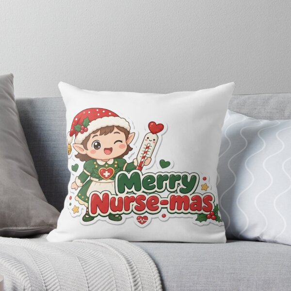 Item preview, School Nurse Christmas Merry Nurse-mas Gift designed and sold by Soft Merch.