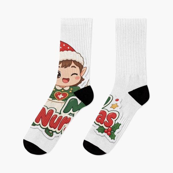 Item preview, School Nurse Christmas Merry Nurse-mas Gift designed and sold by Soft Merch.