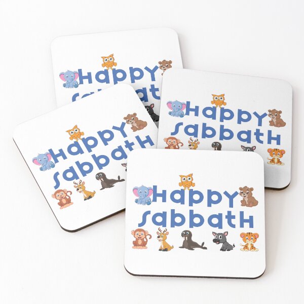 Item preview, Happy Sabbath Cute Animals designed and sold by DPattonPD.