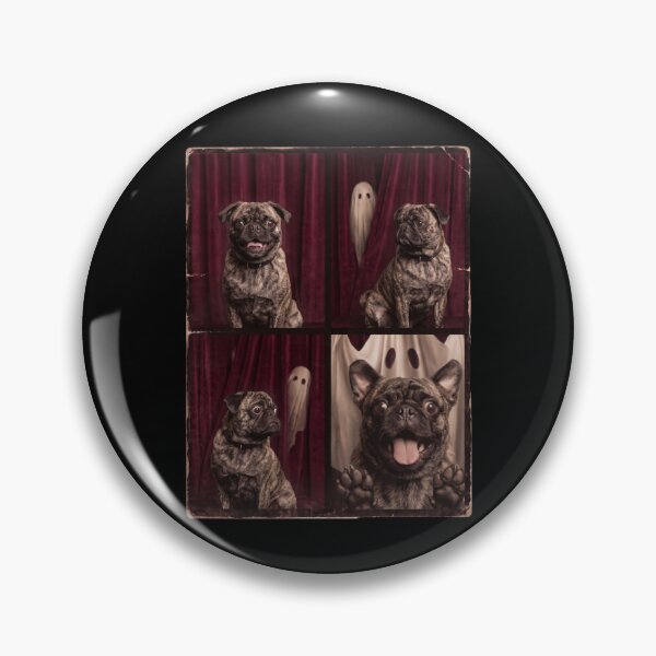 Item preview, Funny Scared Pug Ghost Halloween Dog Lover designed and sold by d247.