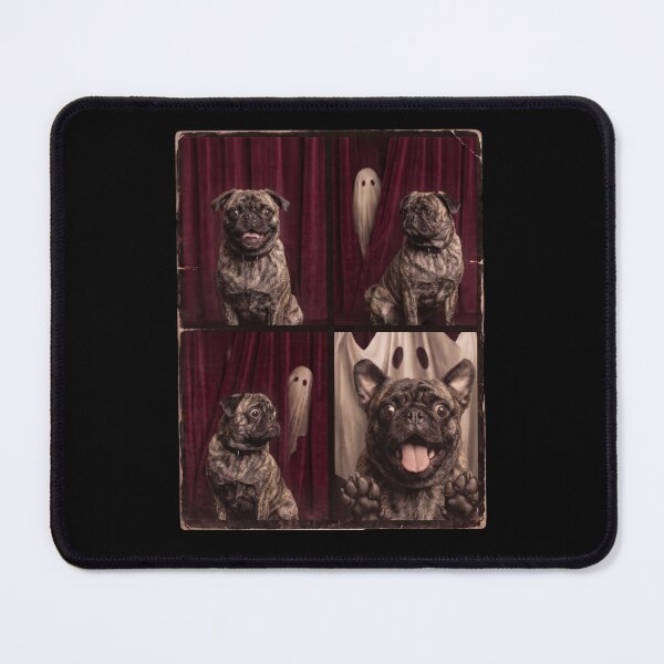 Item preview, Funny Scared Pug Ghost Halloween Dog Lover designed and sold by d247.