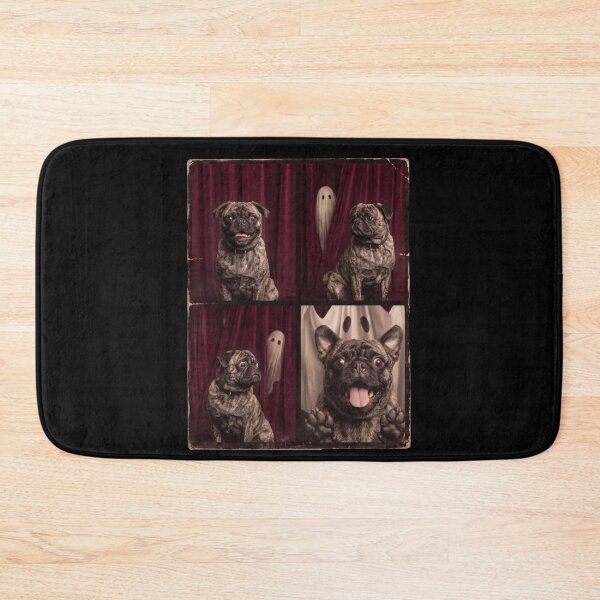 Item preview, Funny Scared Pug Ghost Halloween Dog Lover designed and sold by d247.