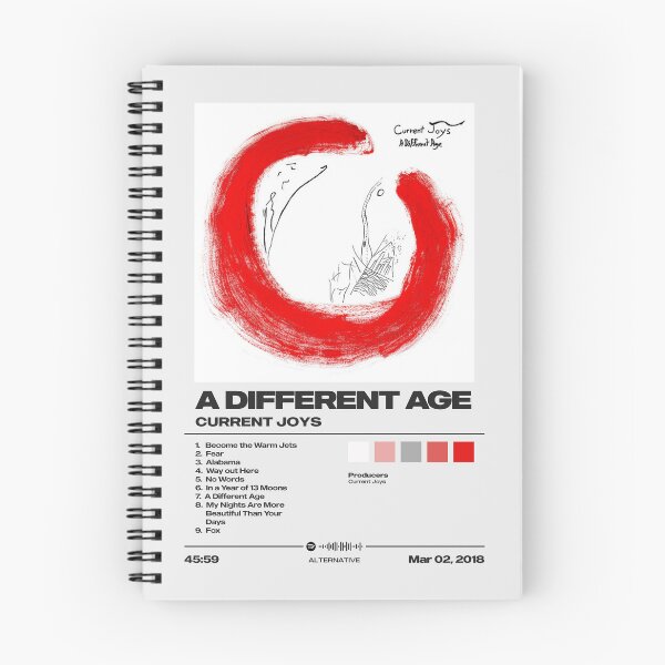 Item preview, A Different Age by Current Joys - Tracklist Art designed and sold by FourthWall Prints.
