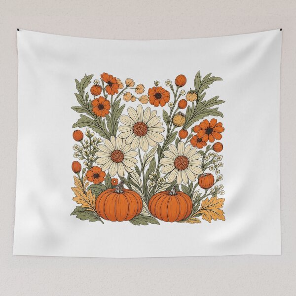 Item preview, Vintage Fall Daisy Bouquet designed and sold by MAXIZPRINT.