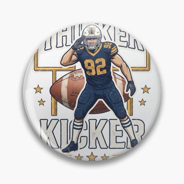 Item preview, Thicker Kicker Football Sports Vintage Design designed and sold by EZONEEE.